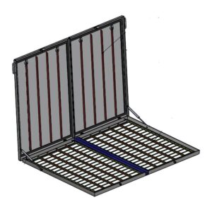 TB Tweedelig Tiburon antidiefstal opbouwluik - RVS