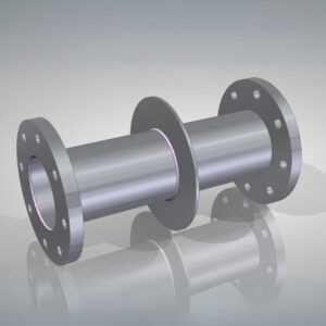 FMF muurstuk DN100 - RVS 316