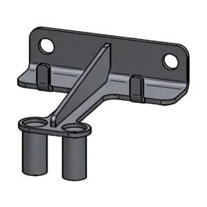 Geleidestangbeugel 2x ¾” 120mm - RVS 316